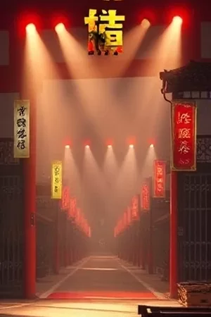 剧情剧《河谷回声》竖版封面，水文站水位标尺特写